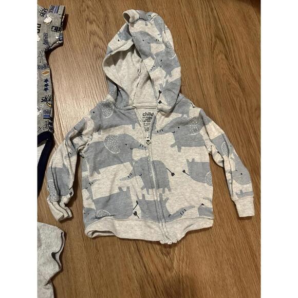 Lot Of Baby Boy Clothes 3-6 Months Grey/Blue Clothes Chargers Cherokee Duck.duck - Picture 4 of 5